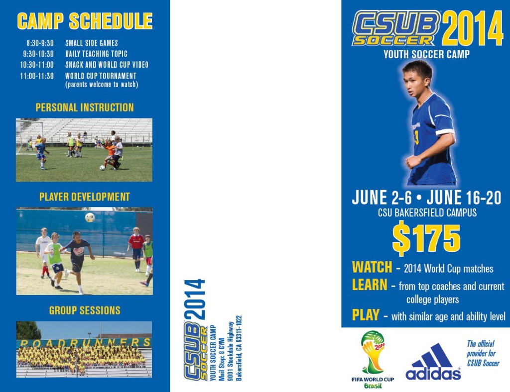 20140509 CSUB Soccer Camp 2014